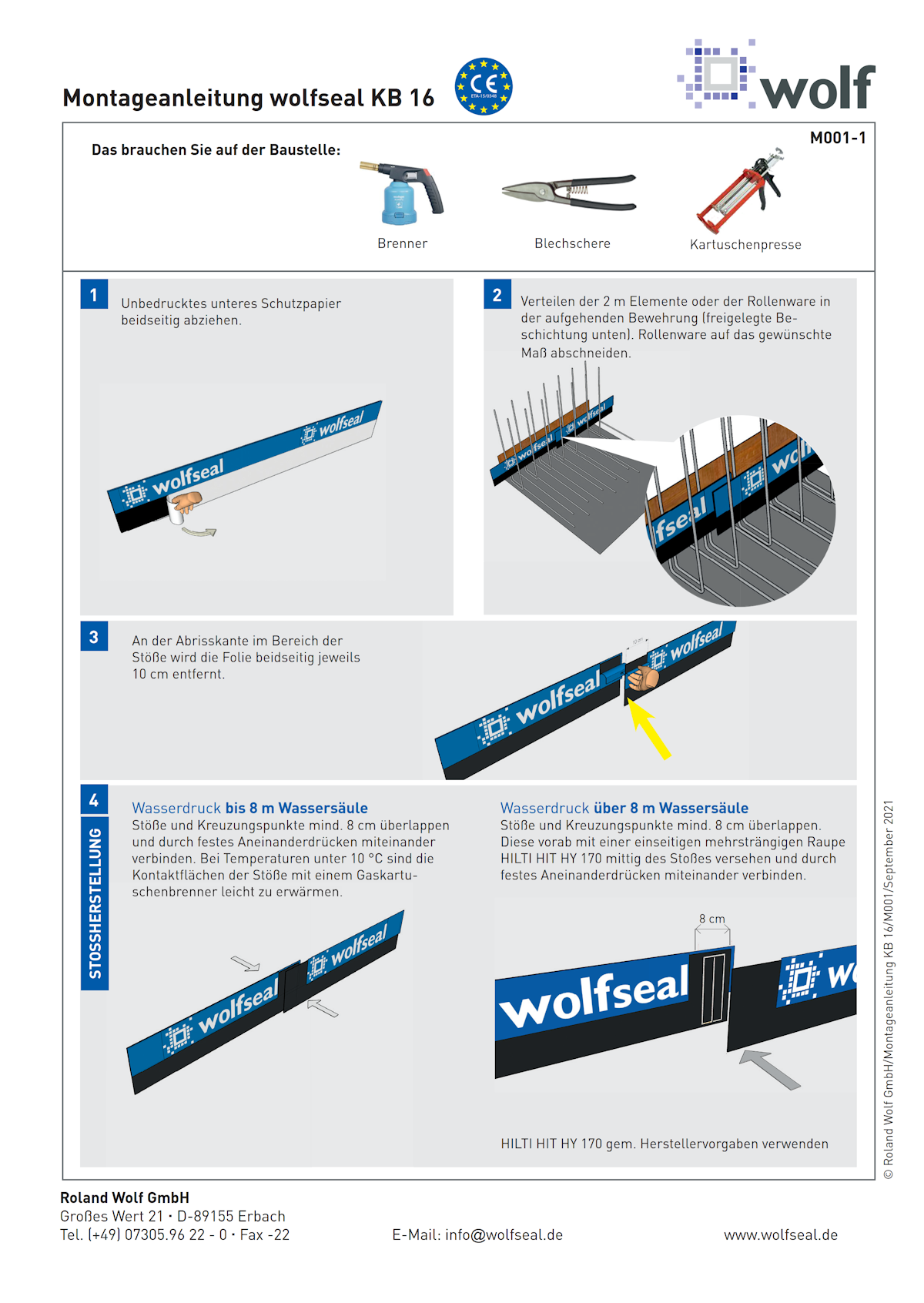 Imagebroschüre Roland Wolf GmbH