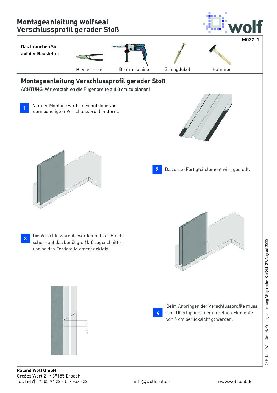 Imagebroschüre Roland Wolf GmbH