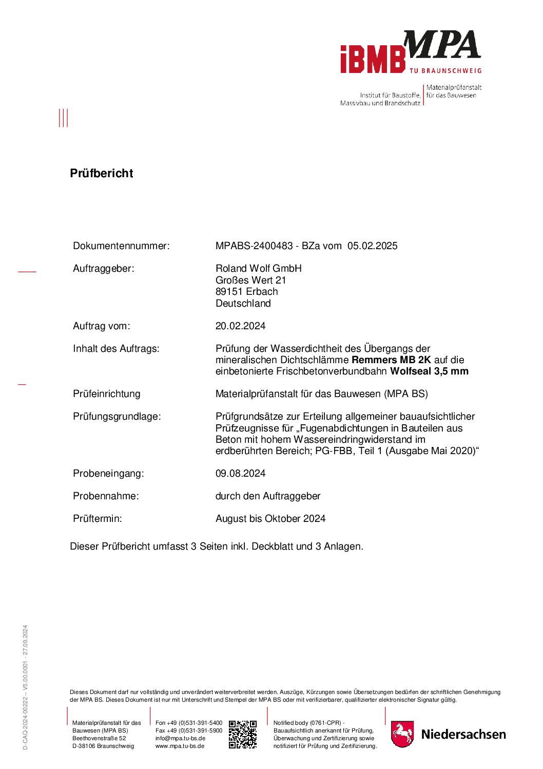 Imagebroschüre Roland Wolf GmbH