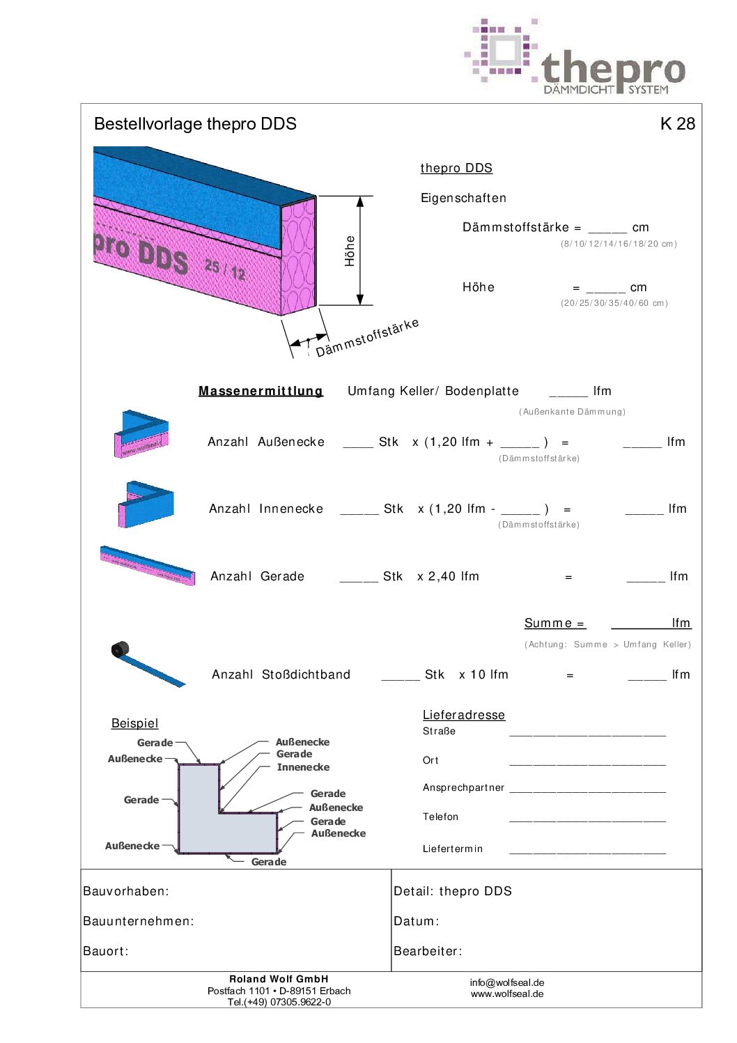 Imagebroschüre Roland Wolf GmbH